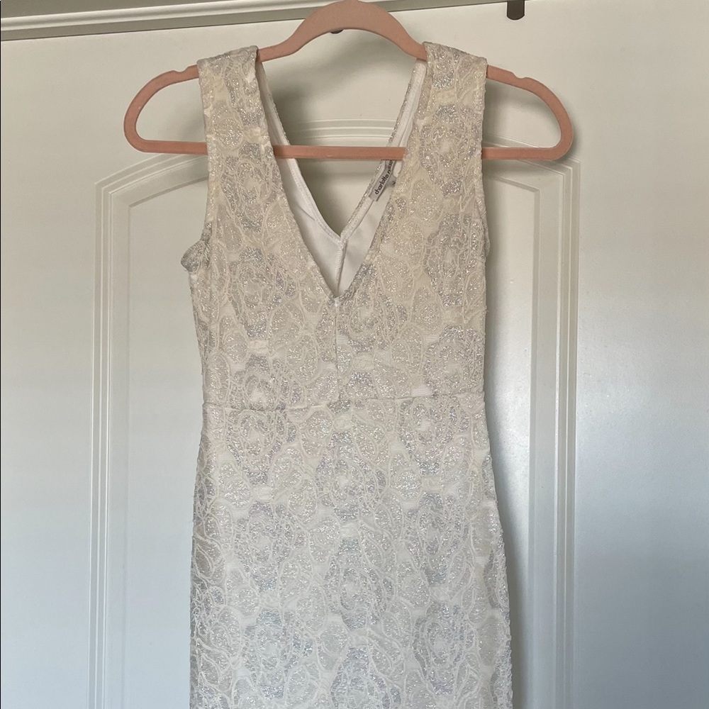 Mini white dress